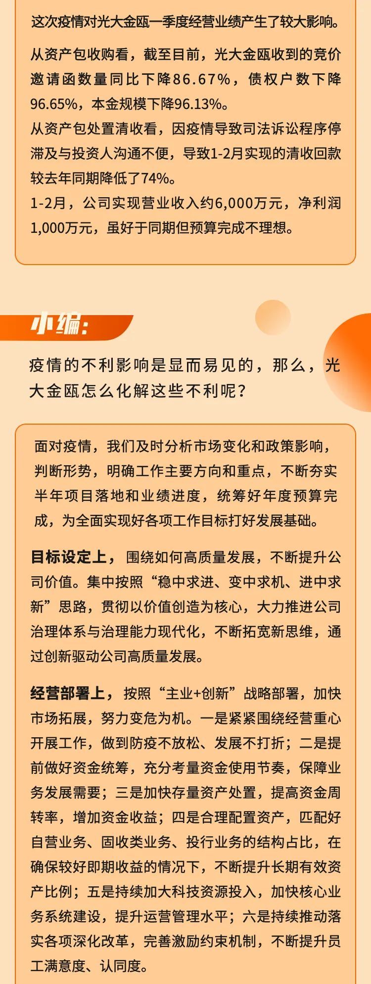 逆行者说|光大金瓯康龙：依托特殊资产谋划专业优势助力实体企业脱困 